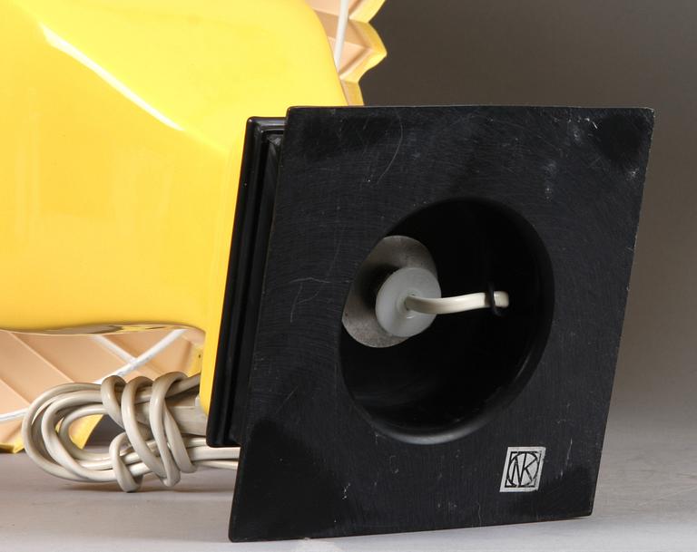 BORDSLAMPOR, ett par, NK, 1980-tal.