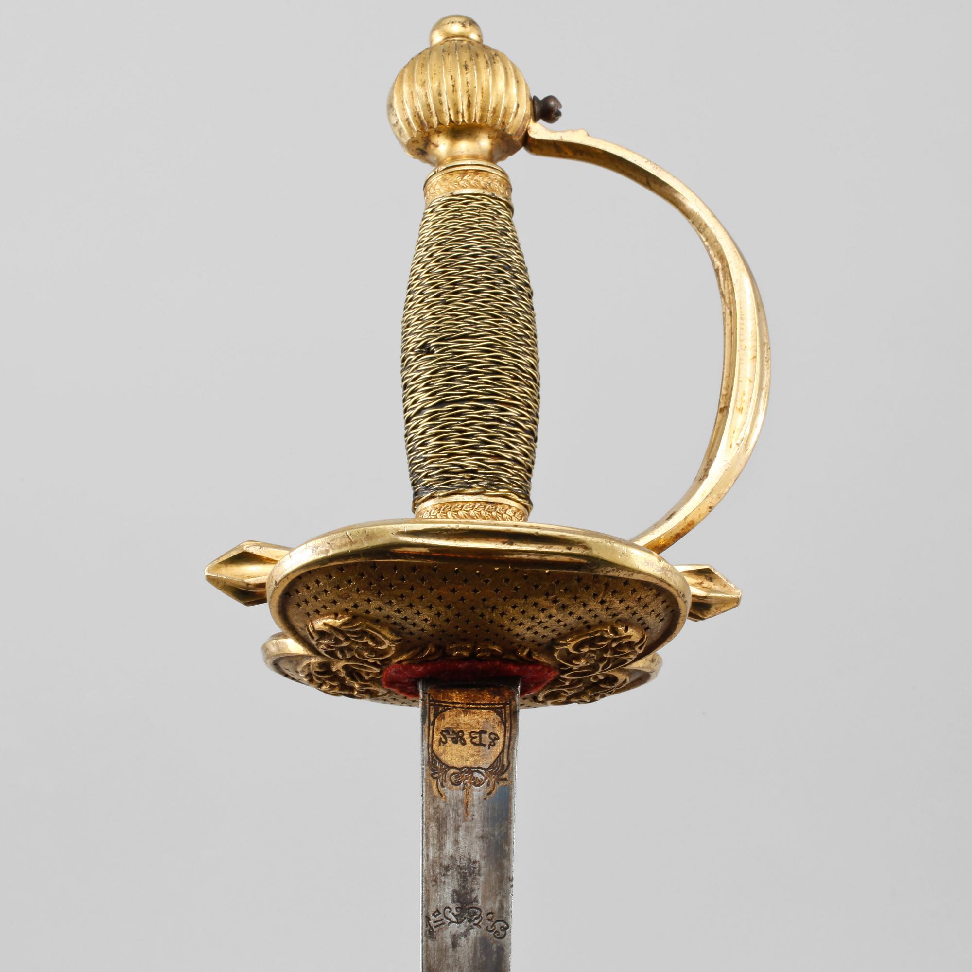 VÄRJA, s k infanteriofficersvärja, 1800-talets första hälft.