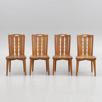 Nordiska Kompaniet, chairs, 4 pcs, "Ekerö", Swedish Modern, ca 1947.