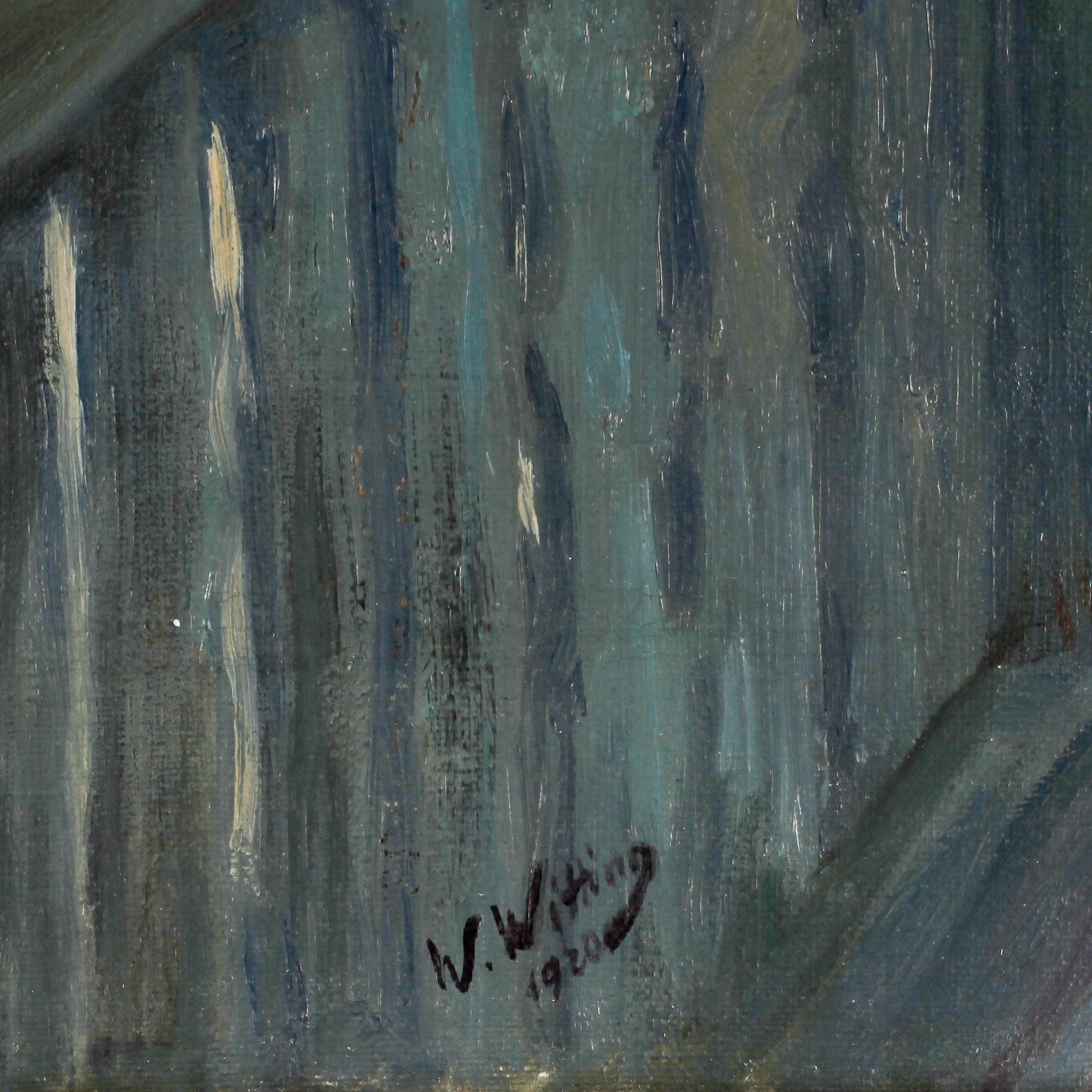 WALTER WITTING, olja på duk, sign o dat 1920.
