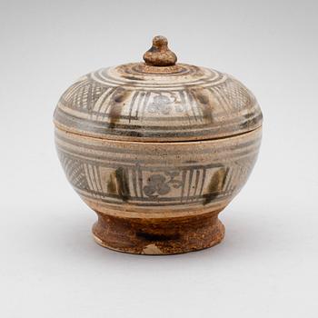 LOCKSKÅL, keramik, ostindisk, möjligen 1400-/1500-tal.