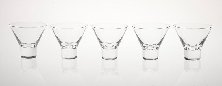 GLASSERVIS, 38 st, "Arne", Göran Hongell, Iittala, 1900-talets senare hälft.