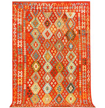 A Kilim carpet, Afghanistan, c. 303 x 206 cm.