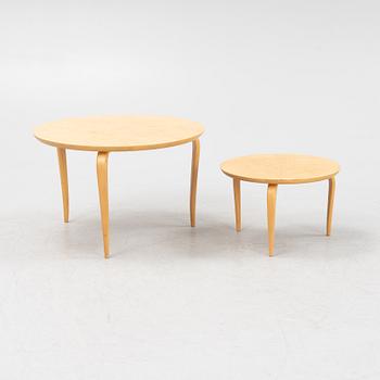 Bruno Mathsson, two 'Annika' tables, Dux.