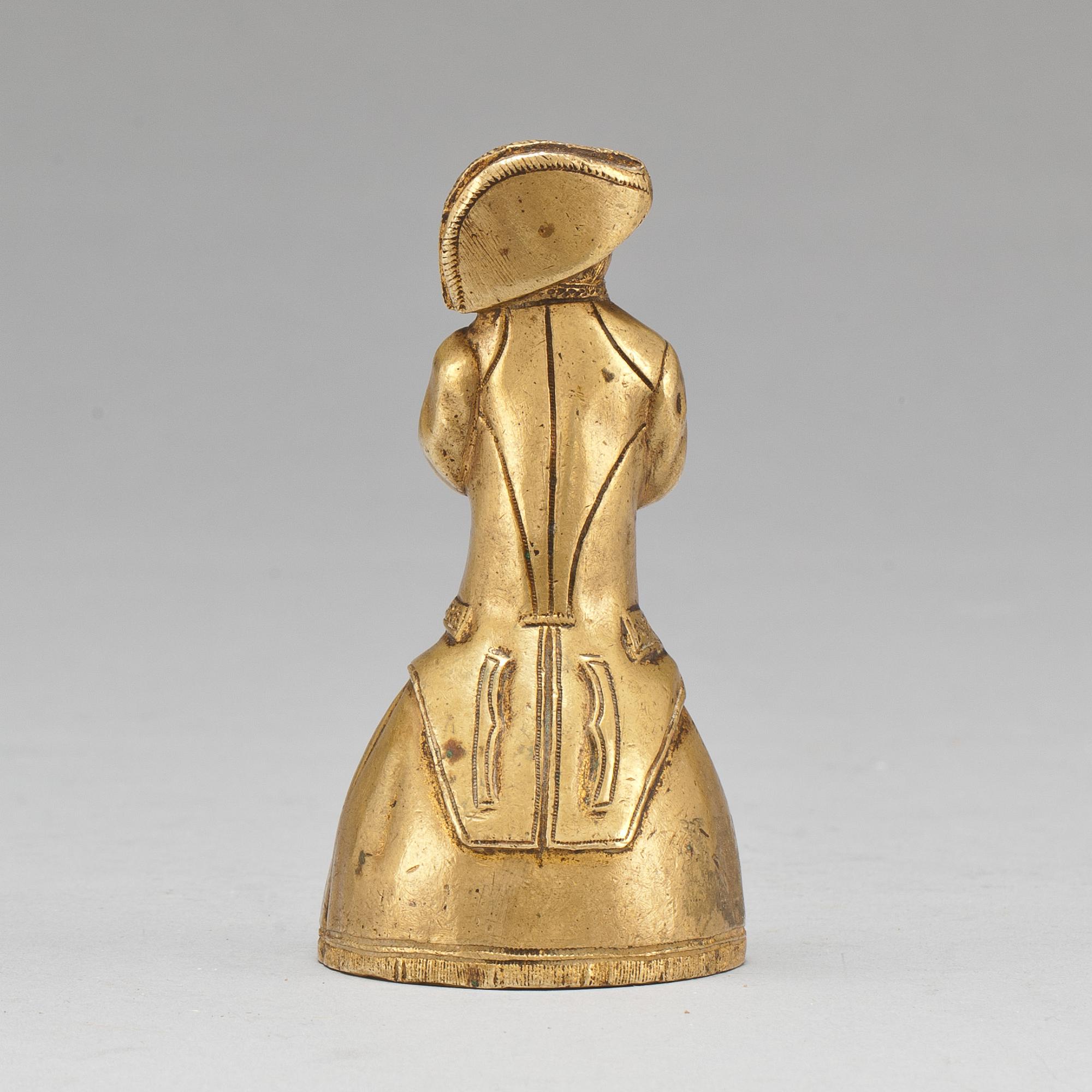 BORDSPINGLA, mässing, 1800-tal.