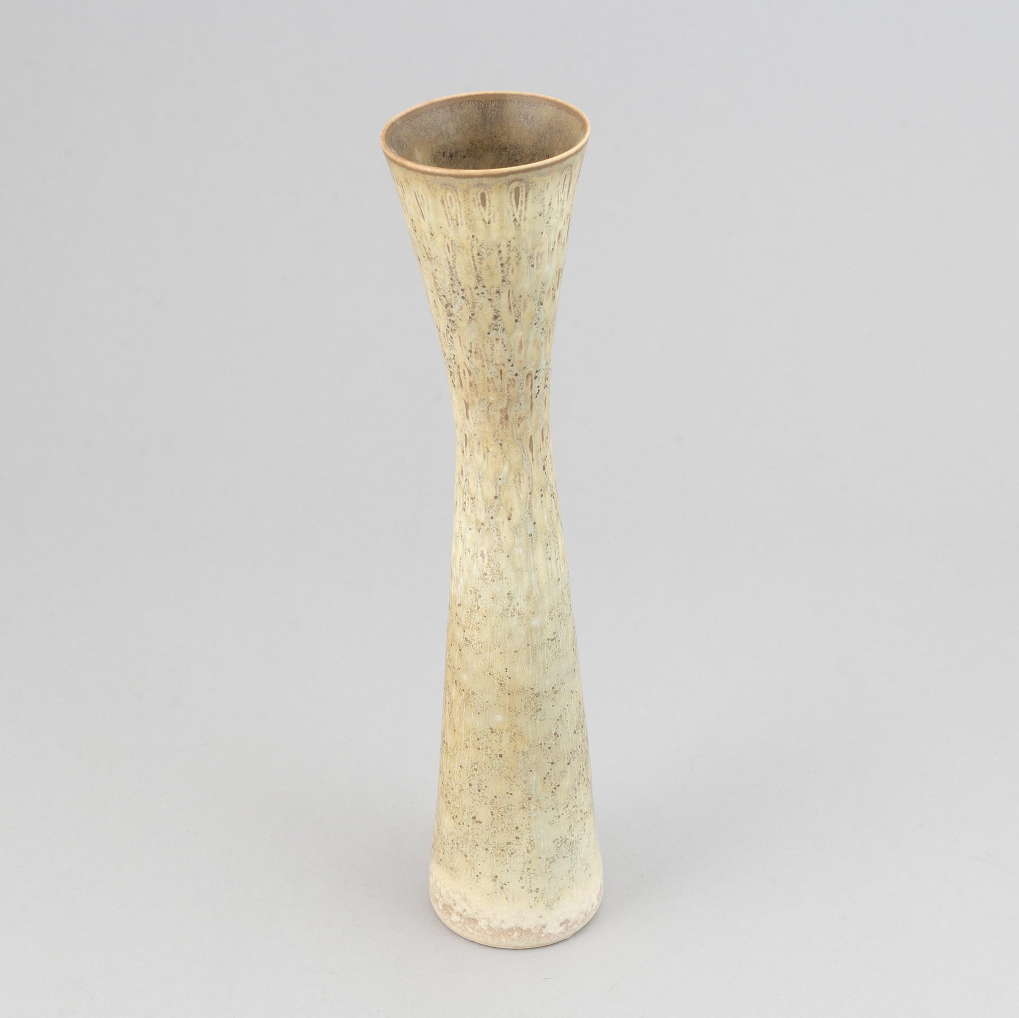 Carl-Harry Stålhane, a 1940/50s stoneware vase, Rörstrand Sweden.