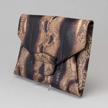 Givenchy Antigona Python Envelope Clutch.