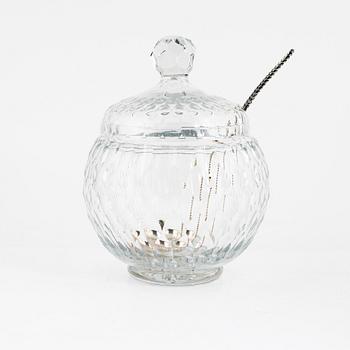 A punch bowl with lid, second half of the 20th Century.