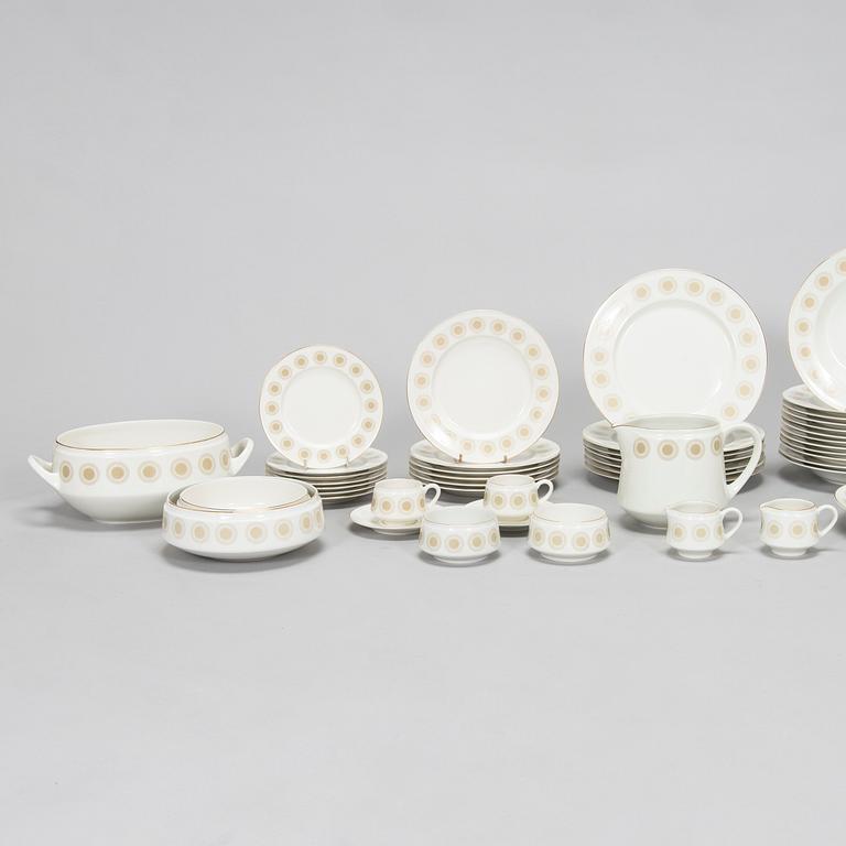 Richard Lindh, matservis 51 delar, porslin "Bellis", Arabia. I produktion 1967-1972.
