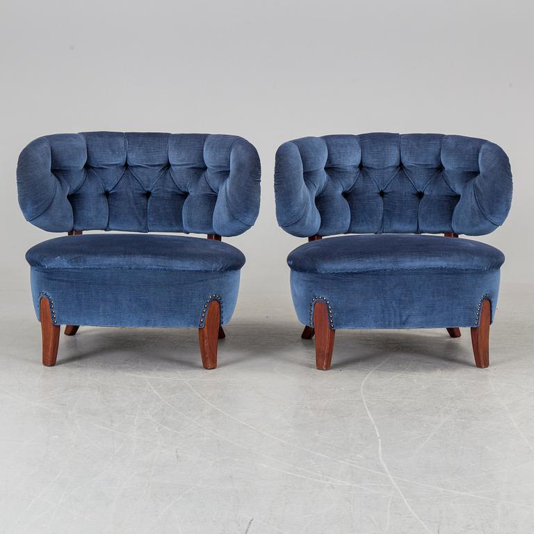 OTTO SCHULZ, fåtöljer, ett par 'Schulz', Jio Möbler.