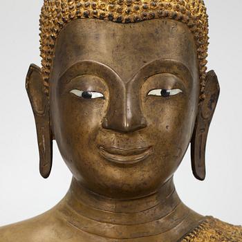 Budda, brons, Thailand, 1900-tal.