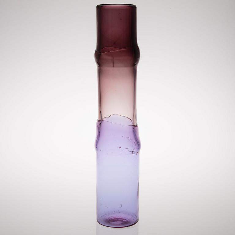 OIVA TOIKKA, glasskulptur "Bambu", signerad Oiva Toikka, Nuutajärvi Notsjö.