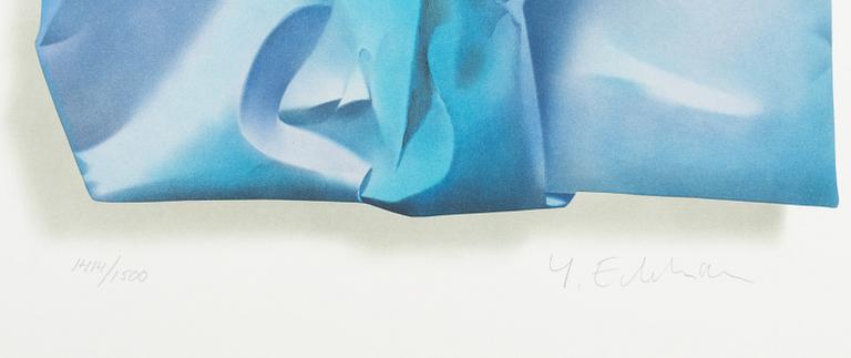 Yrjö Edelmann,  "Stringed blue ocean".