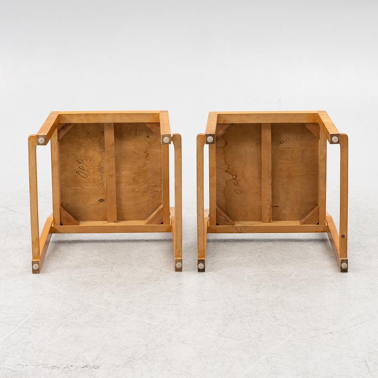 A set of six chairs, so-called "Orchestra chair", mid-20th century.