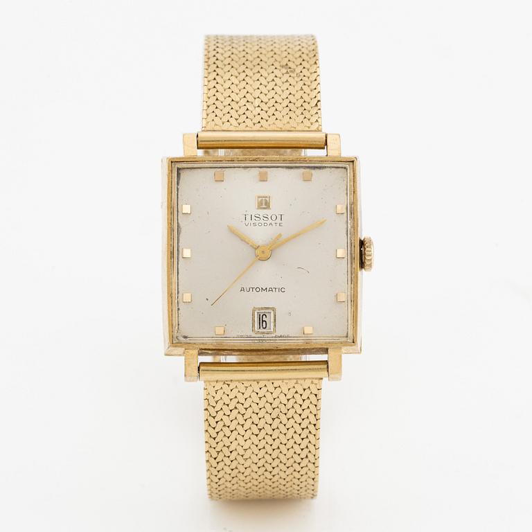 Tissot, Visodate, armbandsur, 29,5 x 29 mm.