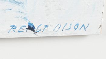 BENGT OLSON, olja på pannå, signerad.