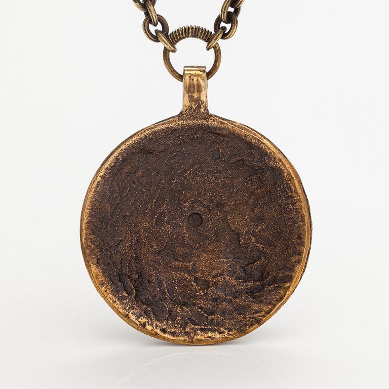 A bronze necklace "St. John's arms". Kalevala Koru, Helsinki.