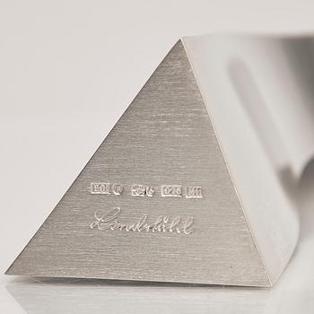 A sterling silver vase, mark of Rolf Lindståhl, Stockholm 2011.