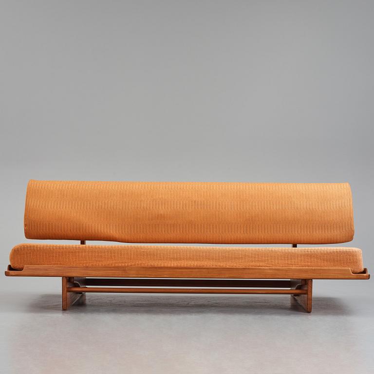 Grete Jalk, A teak sofa/daybed, Poul Jeppesen, Denmark, 1960's/1970's.