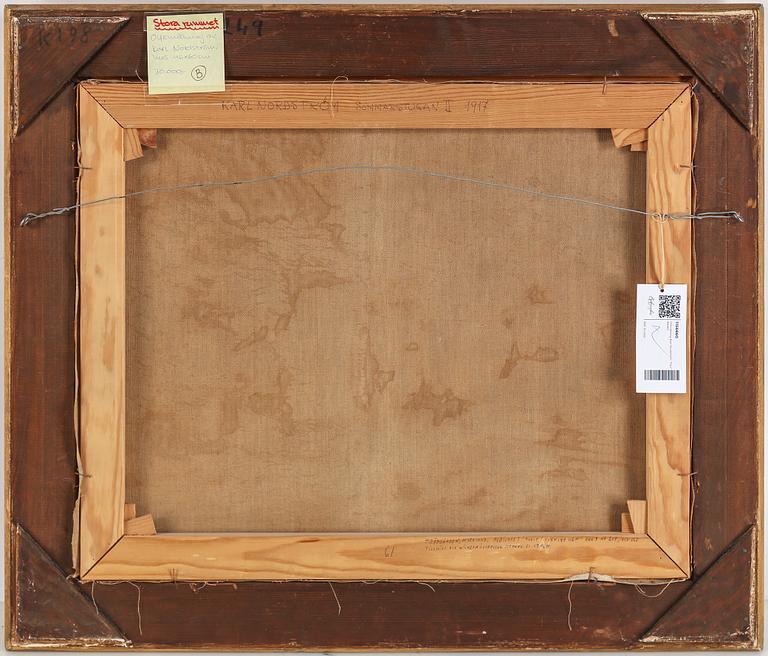 KARL NORDSTRÖM, olja på duk, signerad och daterad 1917.