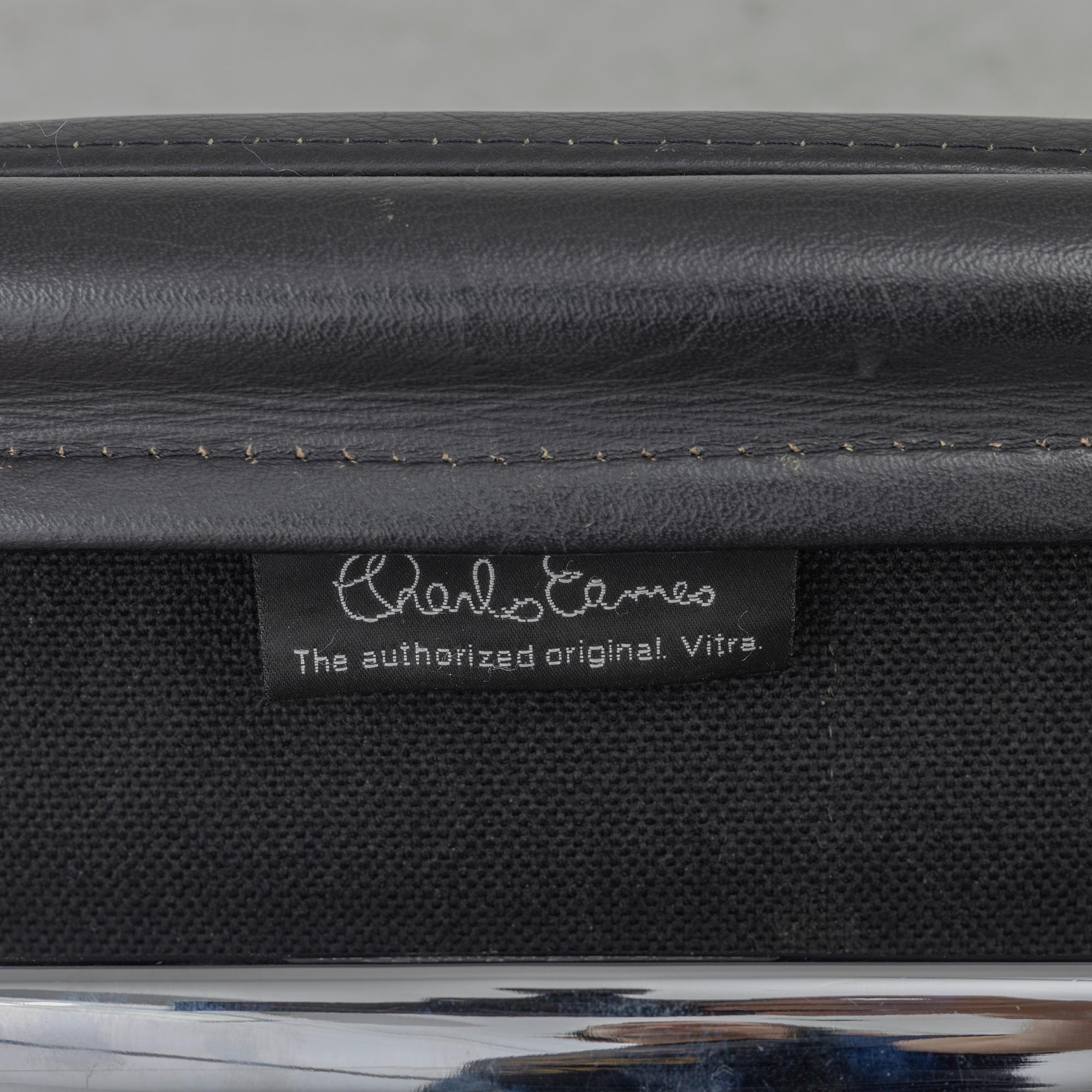 Charles & Ray Eames, an 'EA208 Soft Pad Chair' swivel chair, Vitra, 2010's.