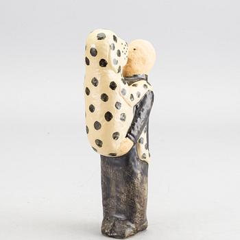 LISA LARSON, stoneware, figurin , Gustavsberg K-studio signed and numbered.
