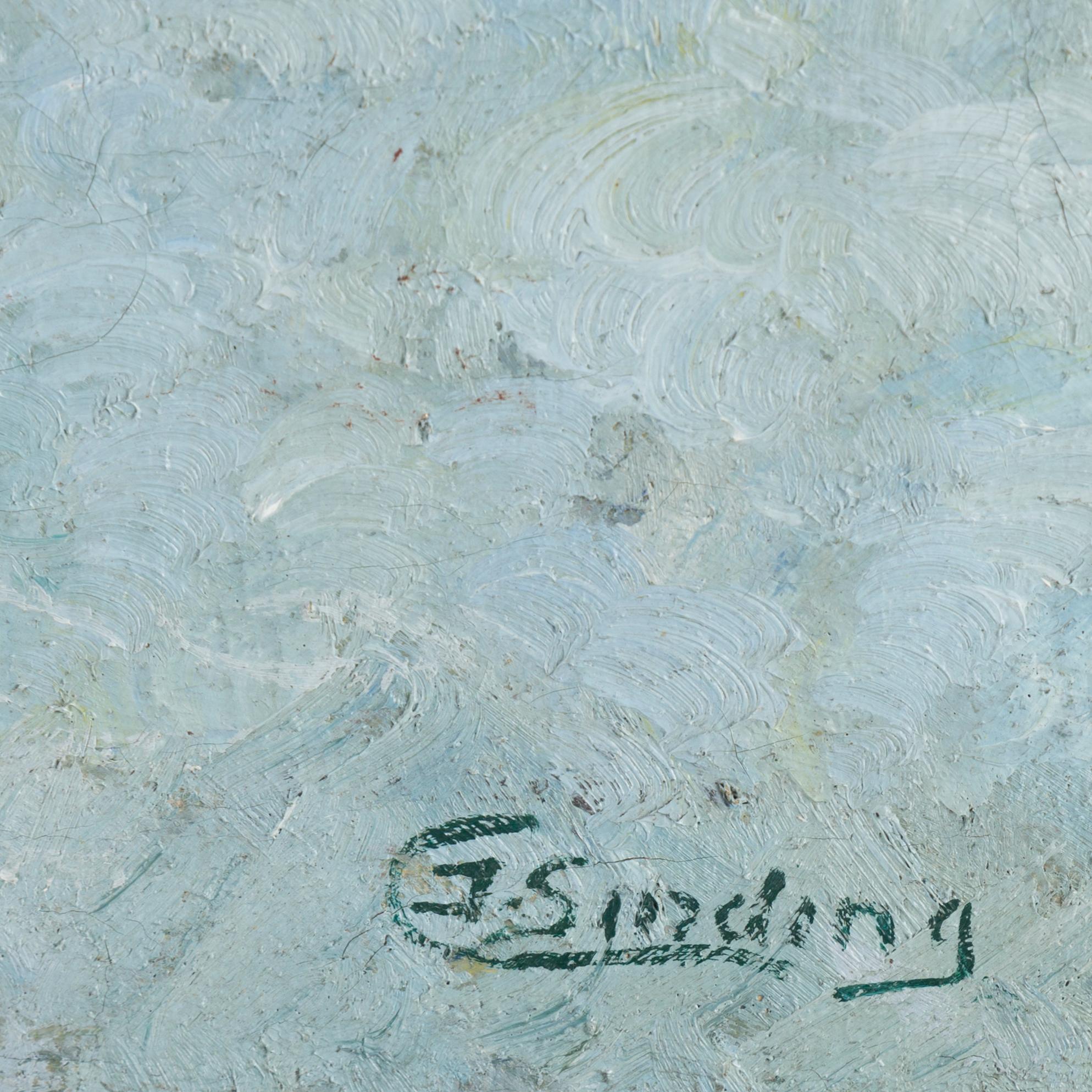 JENS SINDING CHRISTENSEN, olja på duk, signerad.