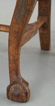 A set of six Swedish Rococo 18th Century chairs.