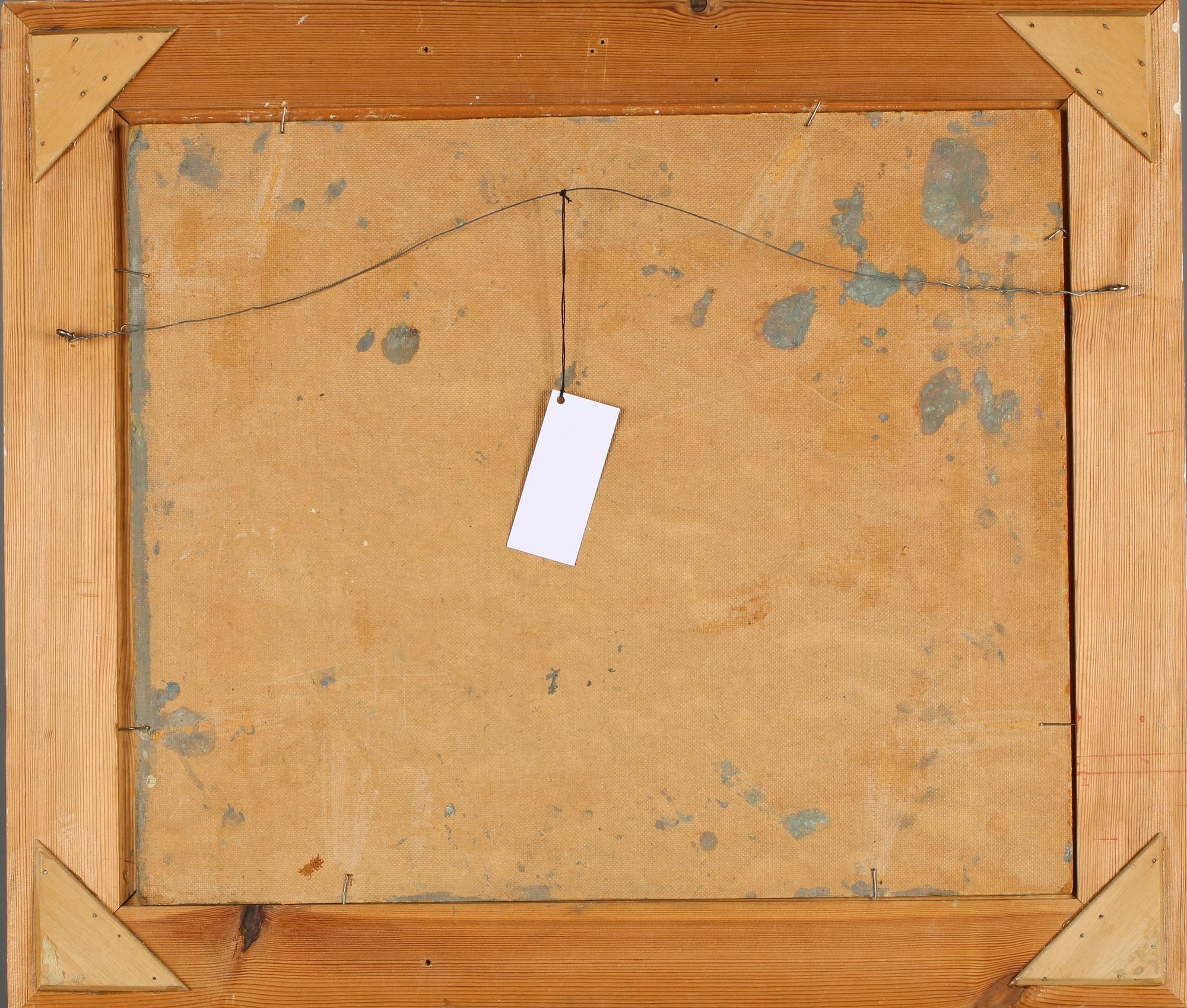 YNGVE BERG, olja på pannå, signerad och daterad -44.