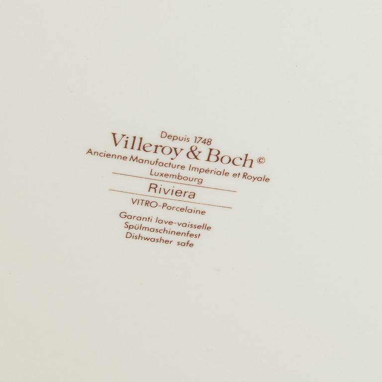 SERVIS, porslin, 80 delar, "Riviera", VILLEROY & BOCH.