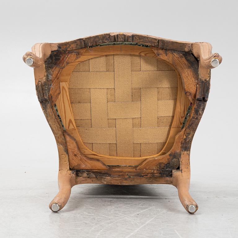 Armchair, Rococo 18th century.