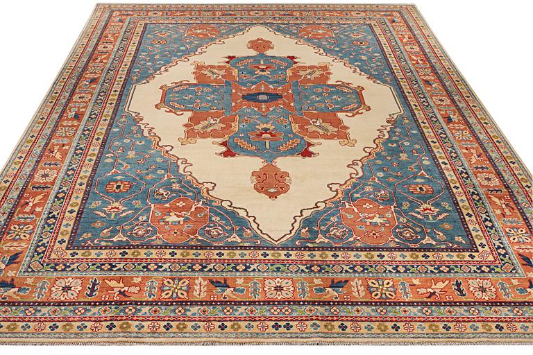A Kazak carpet, c. 402 x 297 cm.