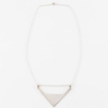 Birger Haglund, collier, sterlingsilver, Stockholm 1988.