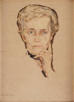 795. Lotte Laserstein, Portrait of Ada Juhlin-Dannfelt née Liljebjörn (1855 - 1938).