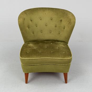 A Swedish Modern 1940s easy chair by Gösta Jonsson.
