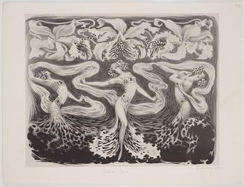 Tyra Kleen, mapp med sju litografier.