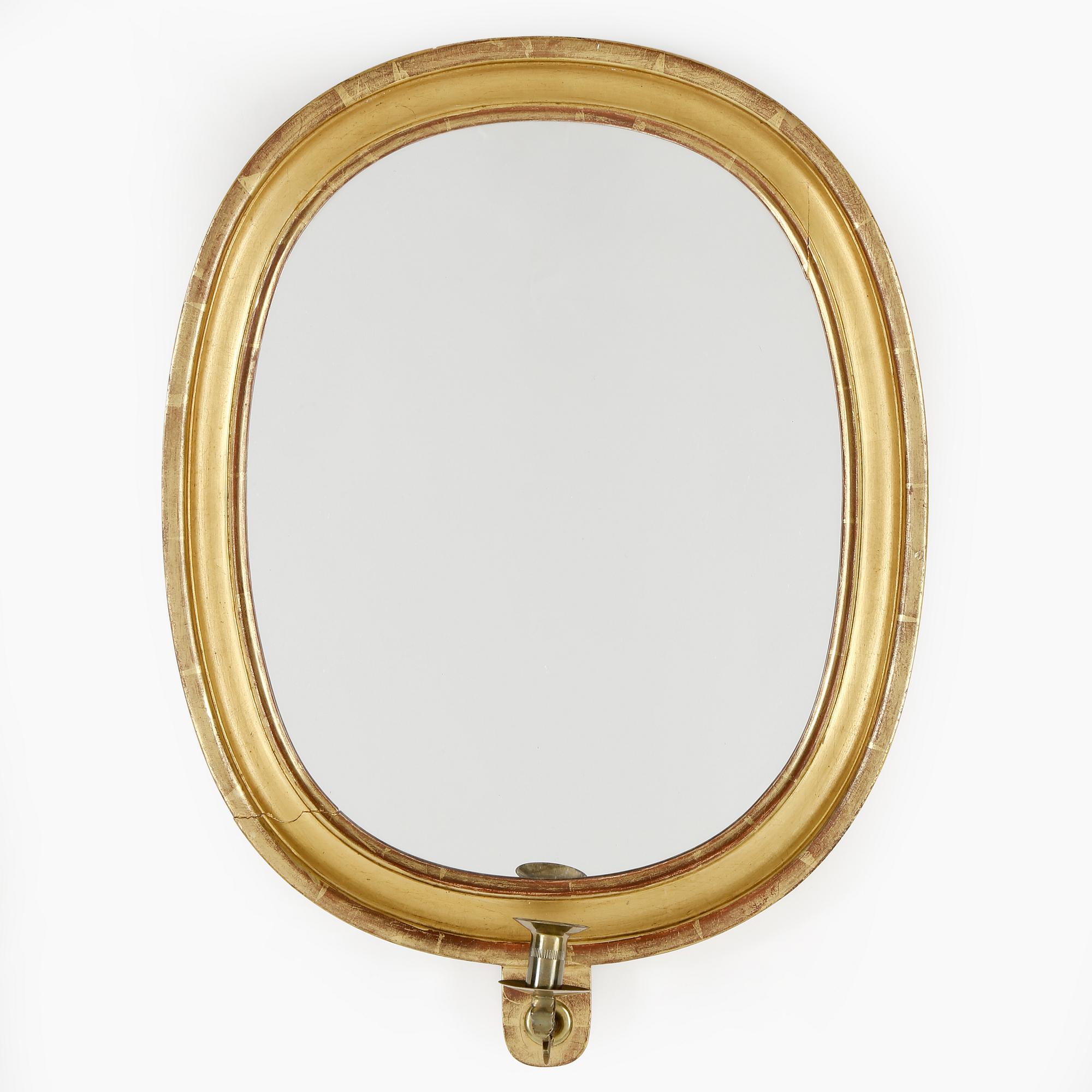 SPEGELLAMPETT, gustaviansk stil. J.P. Larsson, Stockholm, 1939.