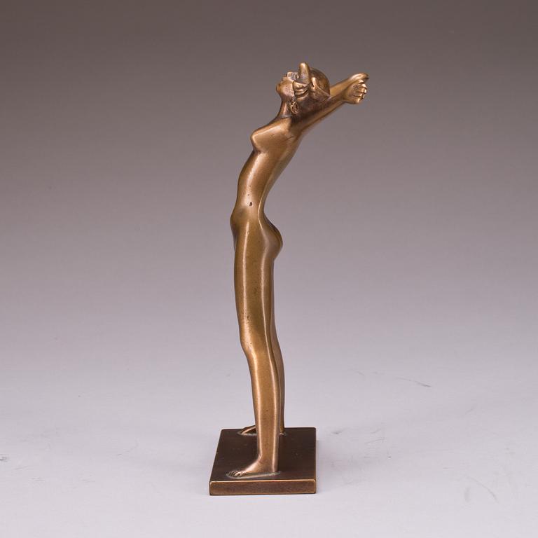 STIG BLOMBERG, skulptur, Ystad Brons, signerad.