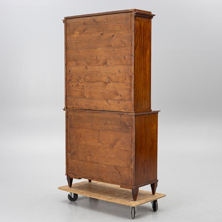 Bookcabinet, Sweden, late Gustavian style 19th century.