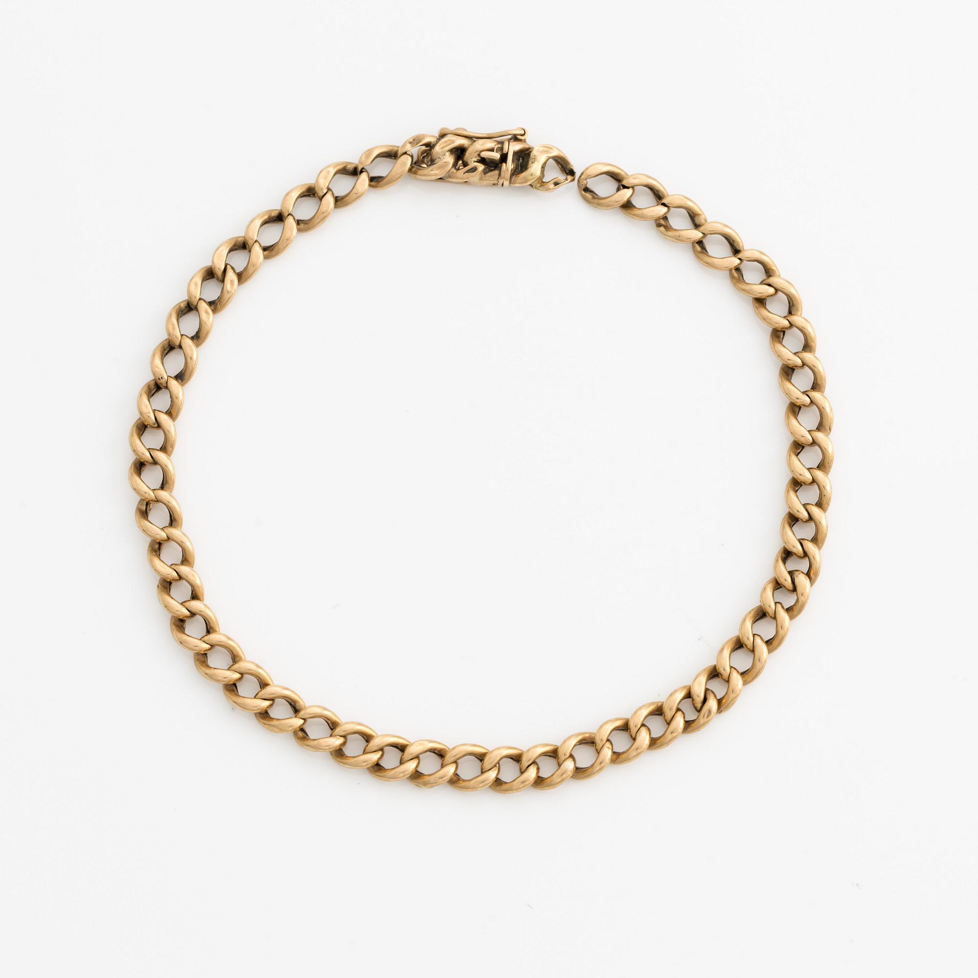Armband, pansarlänk, 18K guld.