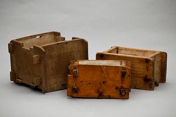 OSTFORMAR, 3 st, allmoge, 1800/1900-tal.