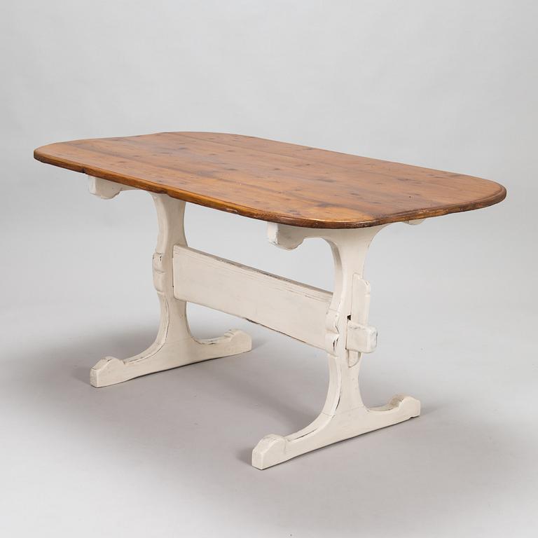 Pirttipöytä, luult. vuosisadan vaihde 1700/1800.