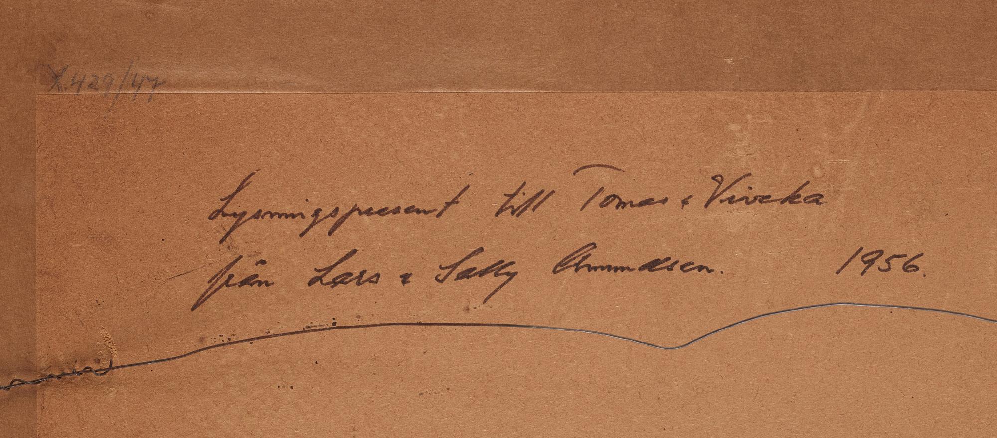 Okänd konstnär, akvarell på rispapper. Qingdynastin, 1800-tal.