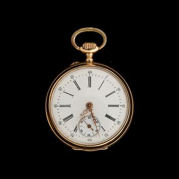 FICKUR, boett i 14K guld. 1900-talets första hälft.