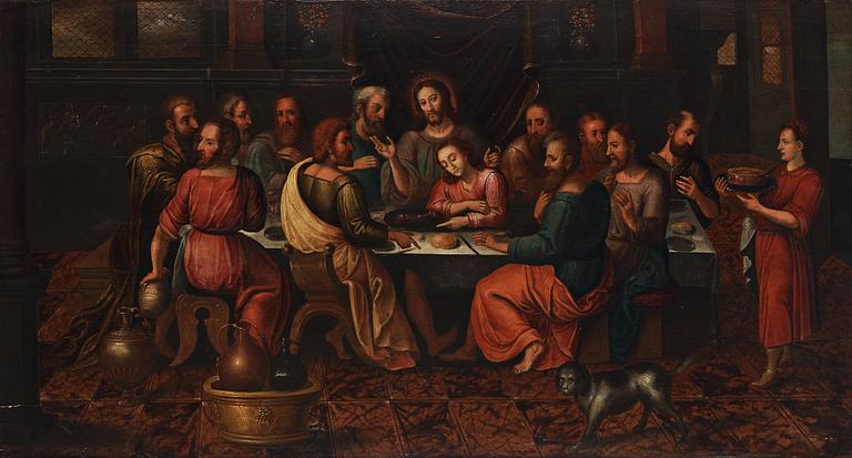 Flemish school 17th Century. The Last Supper.