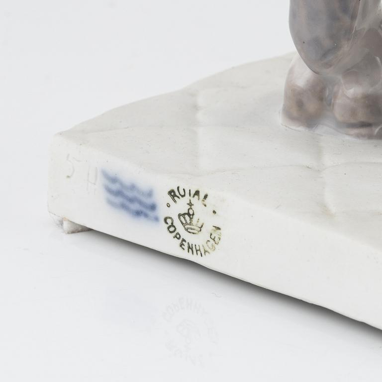 Carl Johan Bonnesen, a porcelain rigurine, Royal Copenhagen, Denmark, early 20th century.