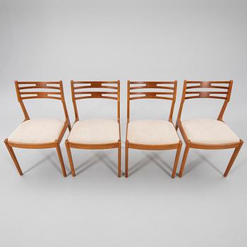 Stolar 4 st sannolikt "101" Johannes Andersen för Vamo, Danmark, 1950/1960-tal.