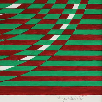 INGER EKDAHL, gouache på papper, signerad.