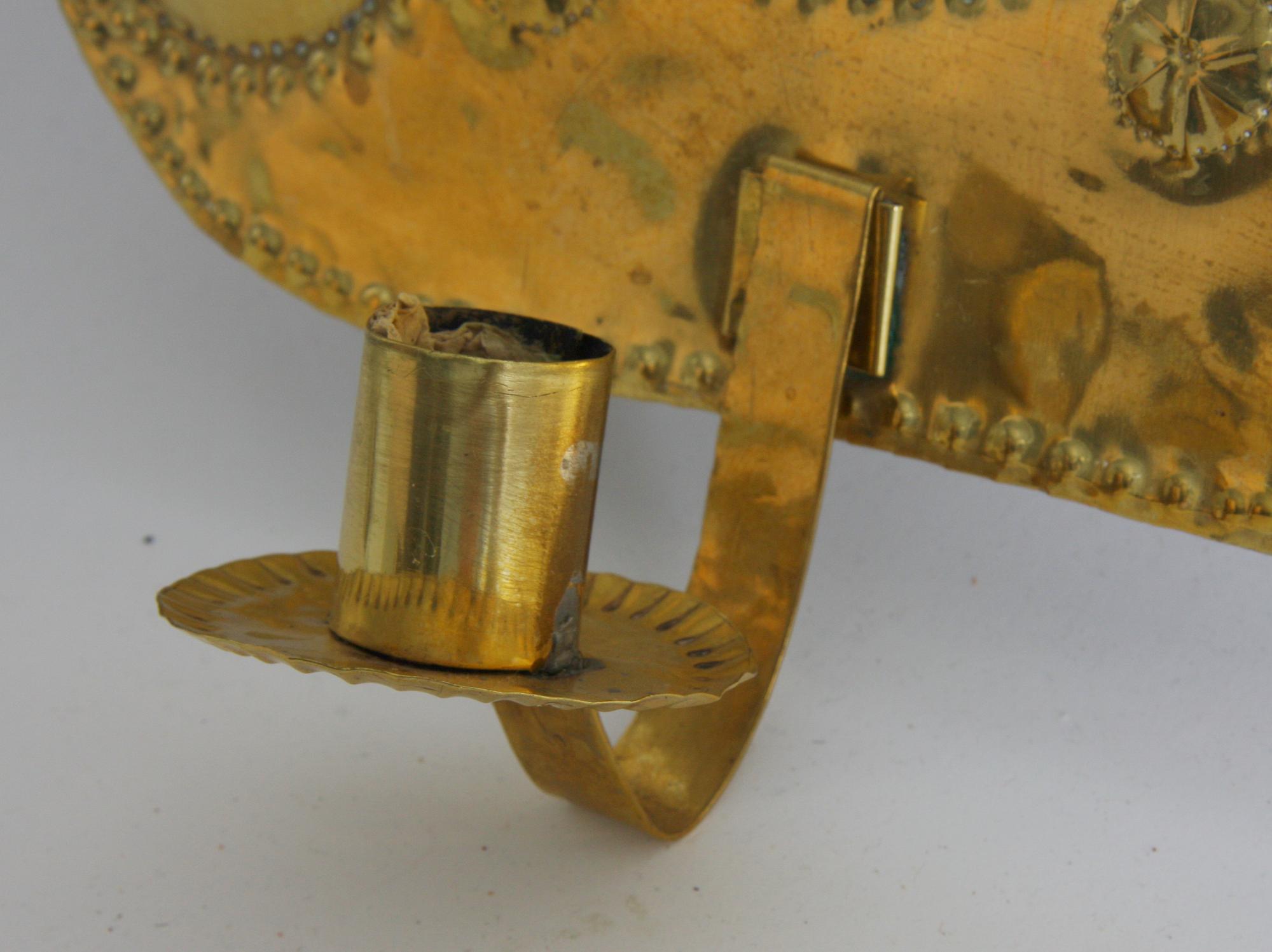 VÄGGPLÅTAR, ett par, barockstil, omkring 1900.