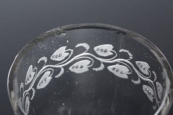 CHAMPAGNEGLAS, 6 st, 1900-talets början.